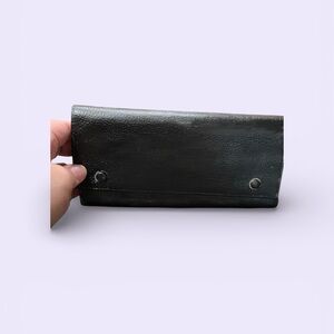 Celine Black Leather Wallet